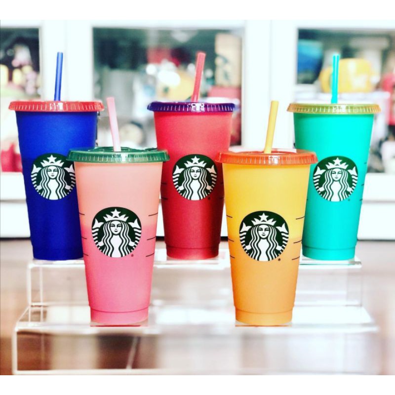 Custom Made Cup Reusable Cold Cup with Lid and Straw Custom Minnie Mouse Tumbler Color Changing Cup Summer Cup Reusable Confetti Cup