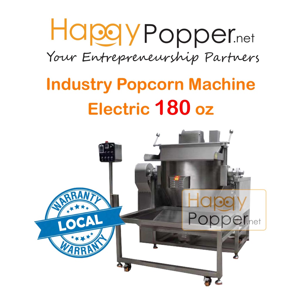 Happypopper Industry Industrial Grade Commercial Pop corn Popcorn Machine Maker Electric 180oz Heavy Duty Big Capacity