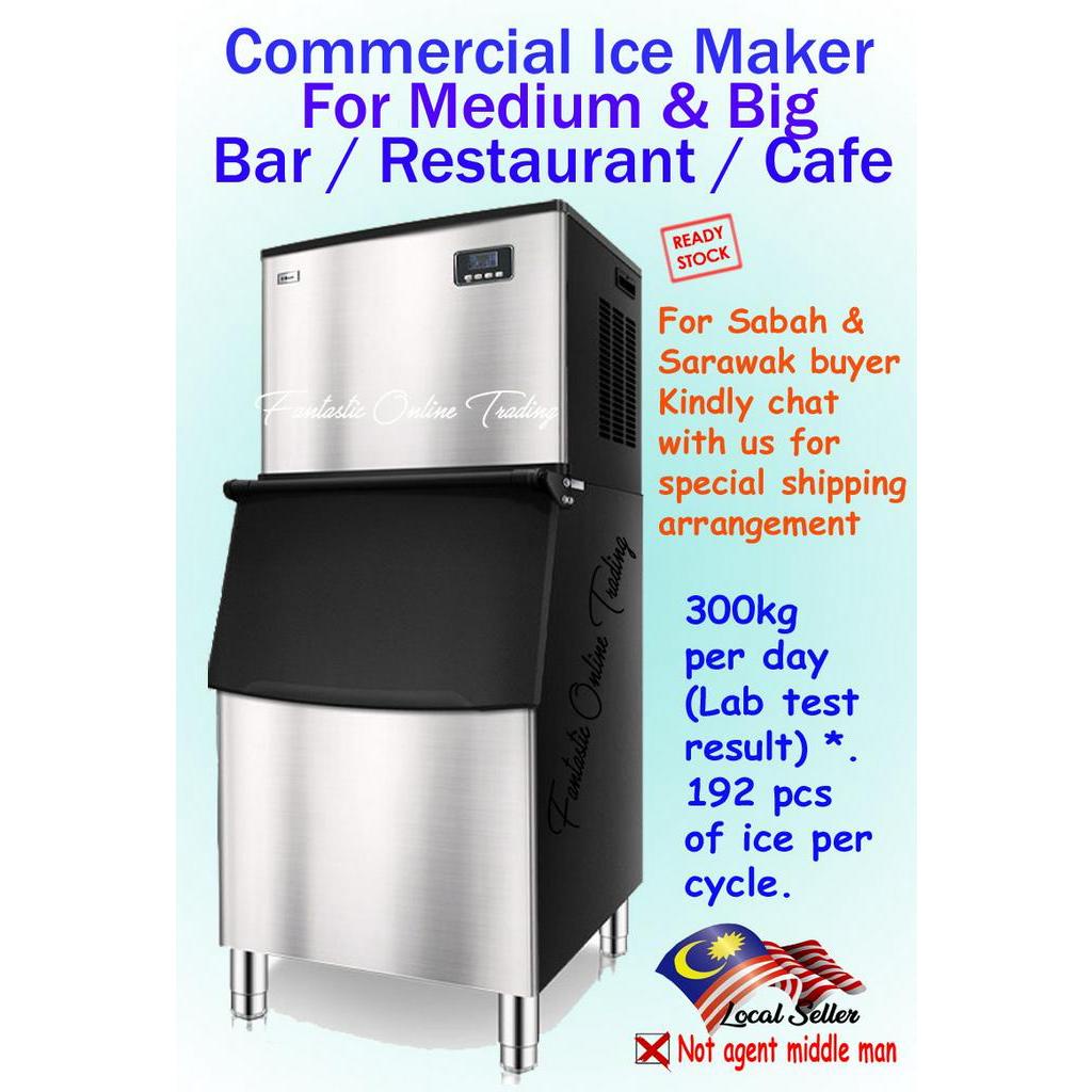 Commercial Ice Maker 300 & 350kg/ Mesin ais/ pembuat ais/ Ice Production/ Ice Cube Maker/ Ice Cube making/ 商用制冰机