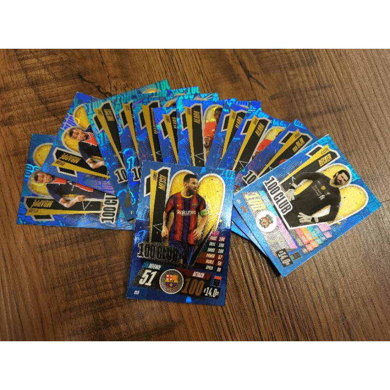 Topps Match Attax UCL 2020/21 100 Club and Hat-Trick Hero