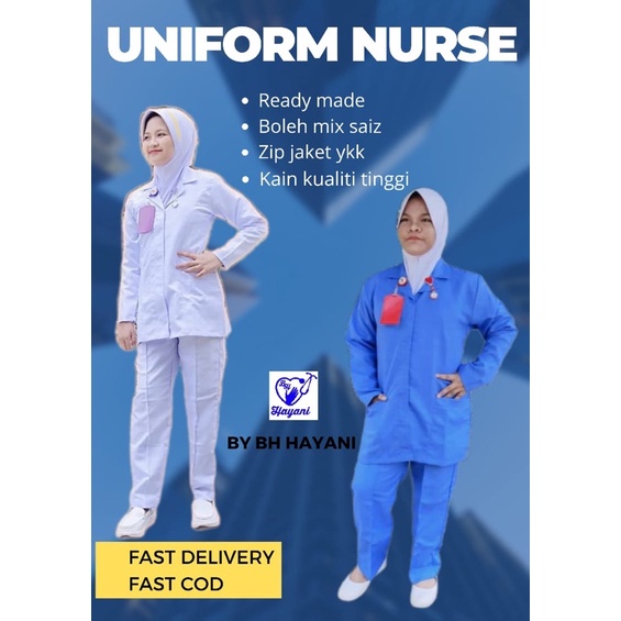 UNIFORM NURSE/PPK/ SISTER KKM Shopee Malaysia