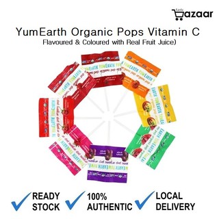 (Ready Stock!!!) YumEarth Organic Pops Vitamin C (Loose pack)