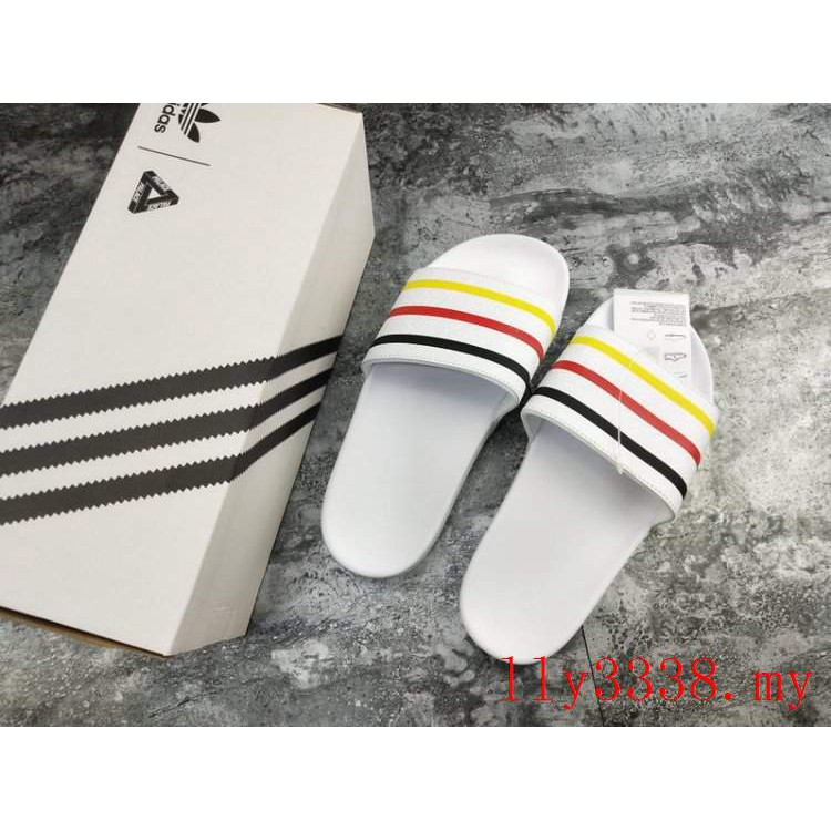 palace x adidas slides