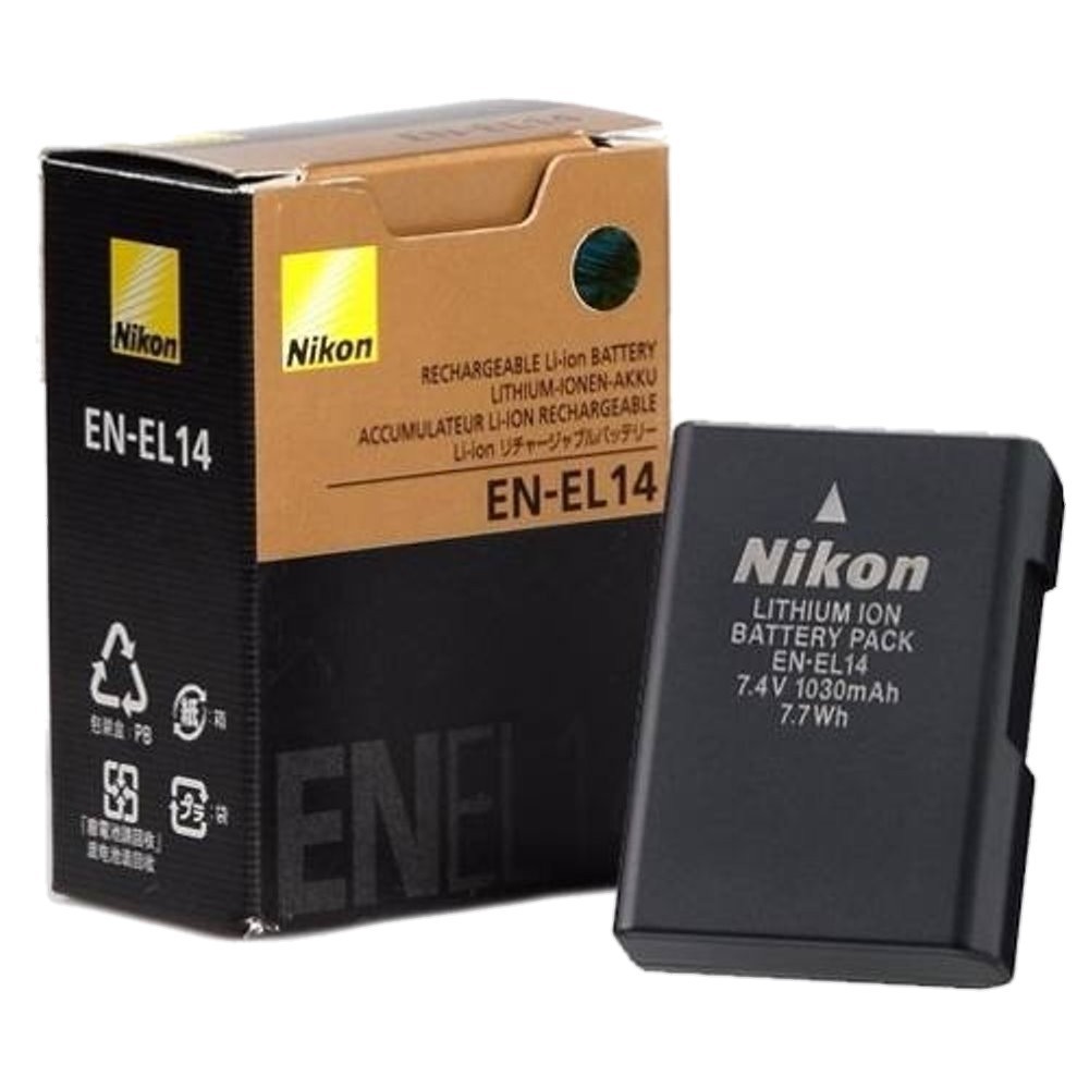 NIKON EN-EL14 (1 Year Warranty) LITHIUM ION BATTERY PACK EN-EL14
