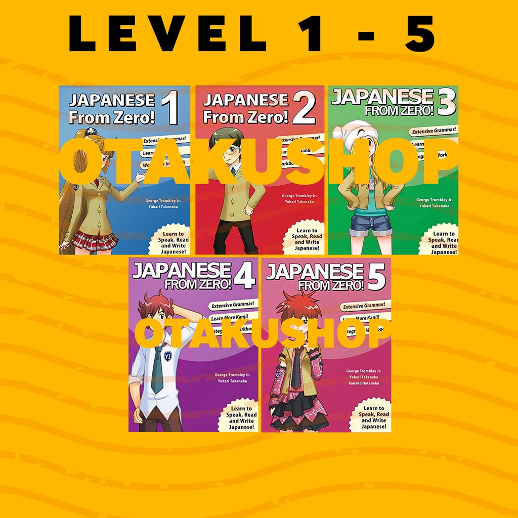 🍀(Buy Whole Set Free 🎁) 5 in 1 Japanese From Beginner to Advanced