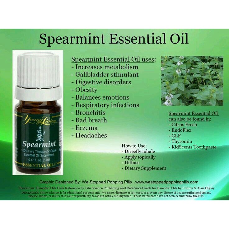 Young Living Spearmint 5ml Shopee Malaysia