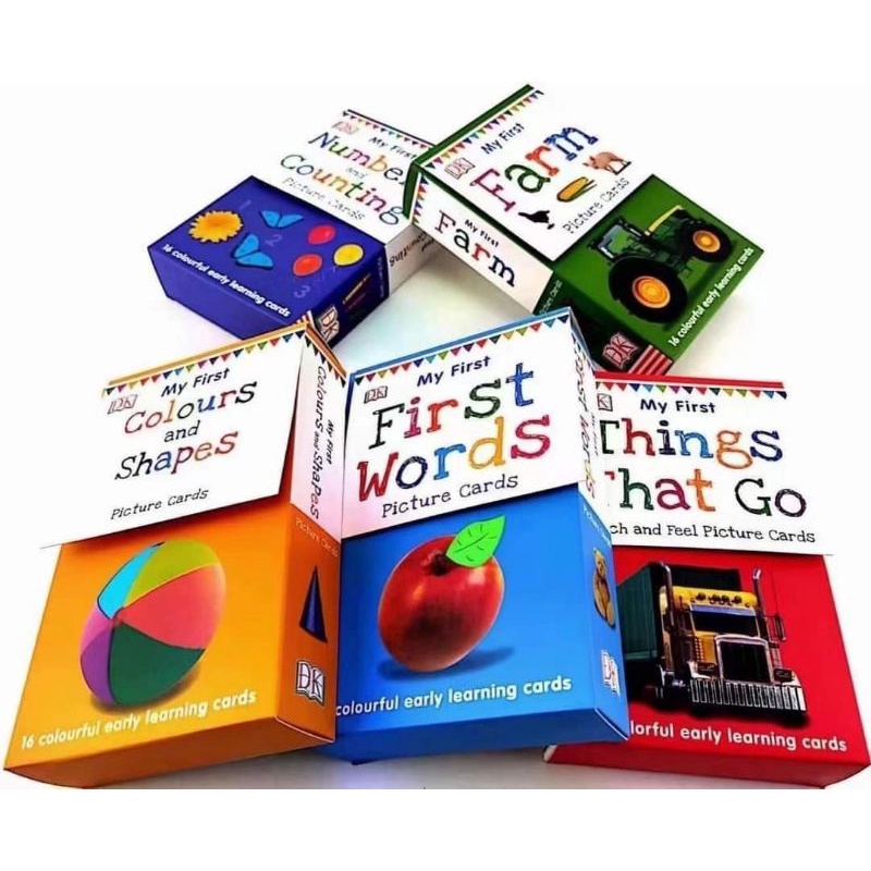 UK DK MY FIRST PICTURE CARDS SERIES 5 BOXES 80 PICTURE CARDS WITH ...