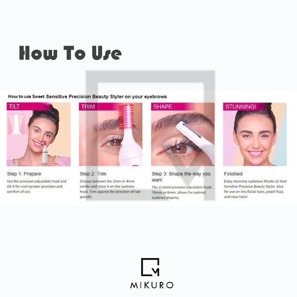 Sweet Sensitive Precision Beauty Styler Trimmer Shaver Hair Remover Shopee Malaysia