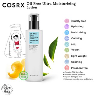 cosrx oil free ultra moisturizing lotion shopee