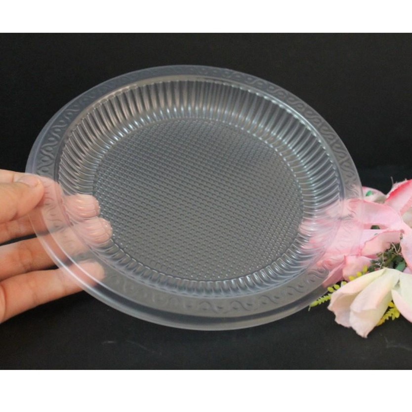 50pcs Disposable Plate For Party, Catering (white) Shopee Malaysia