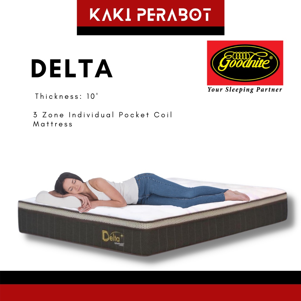 KP [FREE DELIVERY] Spinahealth by GOODNITE Delta 10 Inch Mattress
