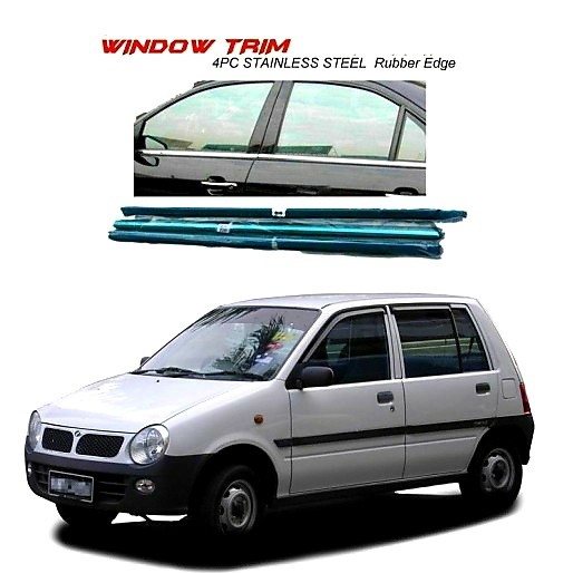 (4 PCS/SET) PERODUA KANCIL 660 KANCIL 850 CHROME Door Belt 