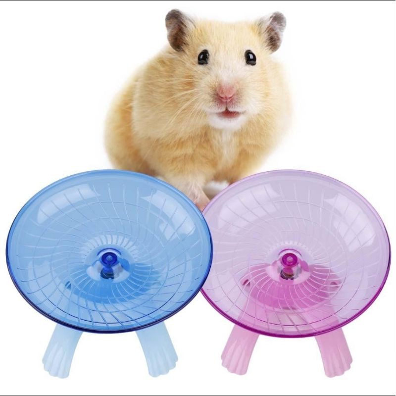 🔥Ready Stock🔥Hamster Flying Saucer Silent Running Exercise Wheel for  Gerbil Rat Mouse Hedgehog Small Animals | Shopee Malaysia