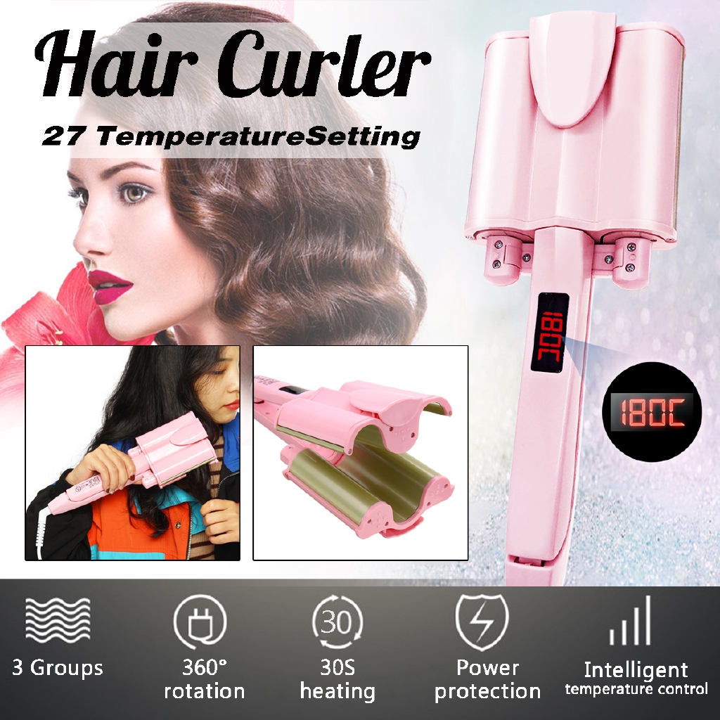 rotating iron curler