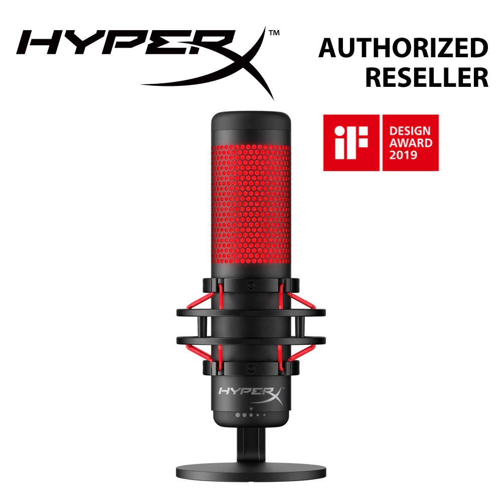HYPERX Quadcast Gaming Microphone HX-MICQC-BK | Shopee Malaysia