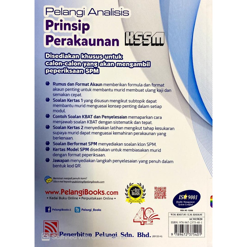 Buy [MH] BUKU LATIHAN 2020 PELANGI ANALISIS PRINSIP PERAKAUNAN