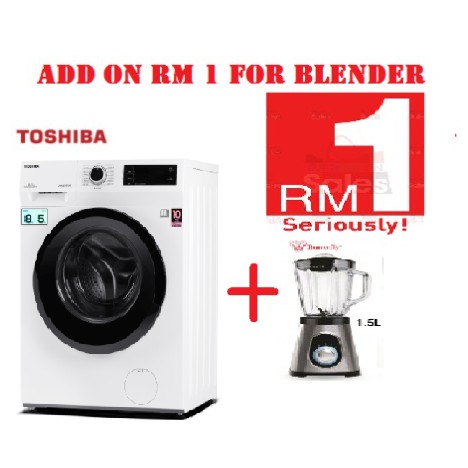 Buy Twd Bk90s2m Toshiba Front Load 8kg Wash 5kg Dryer Inverter Washing Machine Seetracker Malaysia