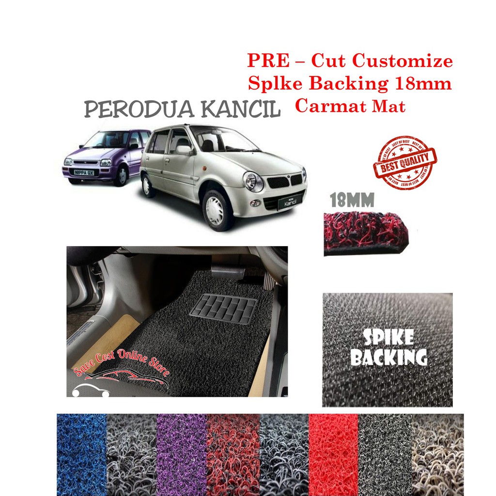 Perodua Kancil Old ~ New 18mm+/- PreCut Magic Velcro 