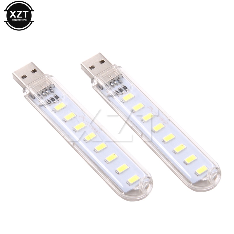 Portable 5730 SMD 8 LED USB Light for PC Desktop Laptop Notebook Reading USB Gadgets