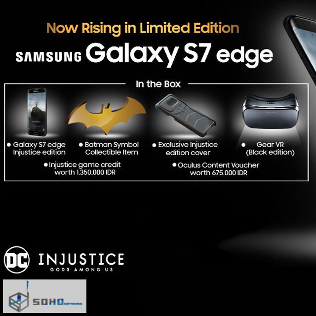 Samsung Galaxy S7 Edge Batman Limited Edition | Shopee Malaysia