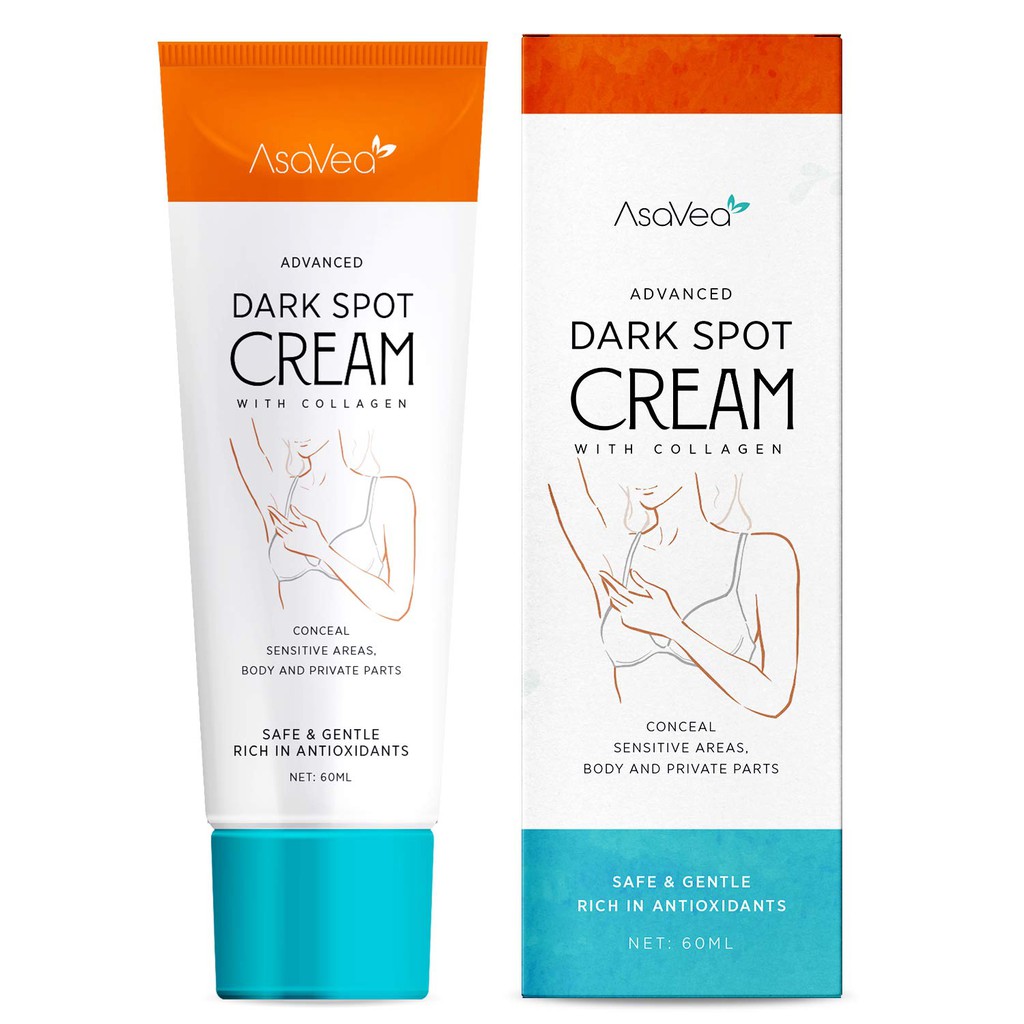 [ iiMONO ] AsaVea Whitening Cream for Armpits Legs with Collagen, 60ml