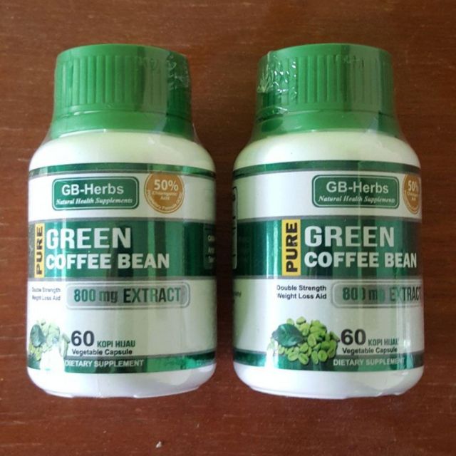 2 Botol Green Coffee GB HERBS (Kopi Hijau) / Ubat Kurus 