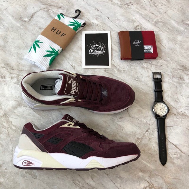 puma trinomic marron