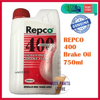 REPCO 400 Brake Fluid DOT 3 - 750ML (Minyak Brake) 100% ORIGINAL