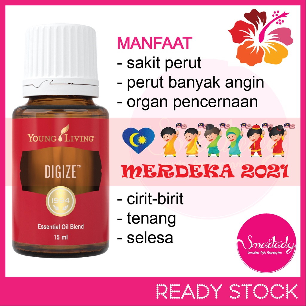 Sl Young Living Digize Essential Oil Blend 15ml 5ml Yl Pure Eo Aromatherapy Campuran Minyak Pati