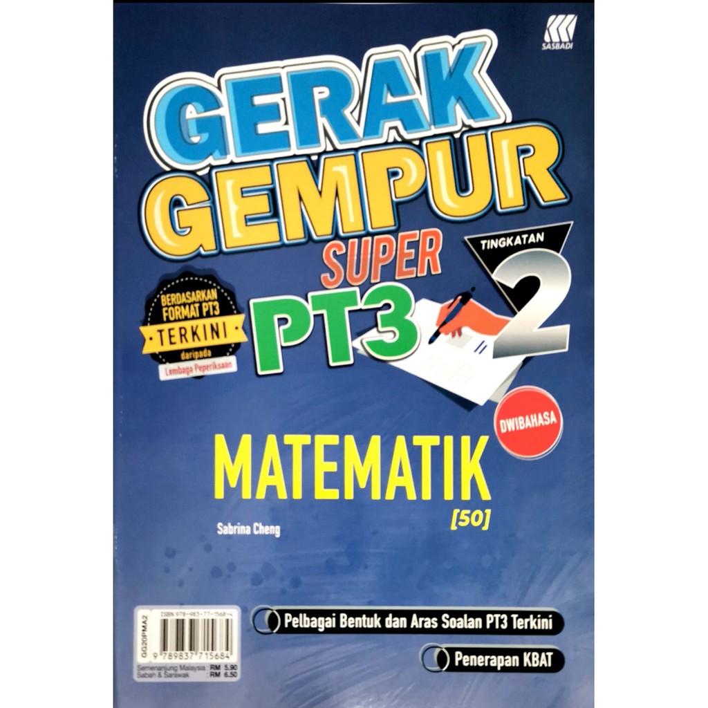 Gerak Gempur Super PT3 Matematik Tingkatan 2 (Billingual)  Shopee Malaysia