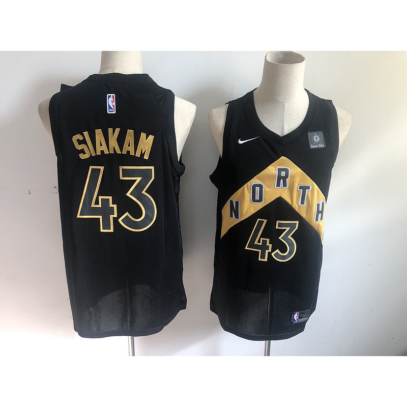 toronto raptors black gold jersey