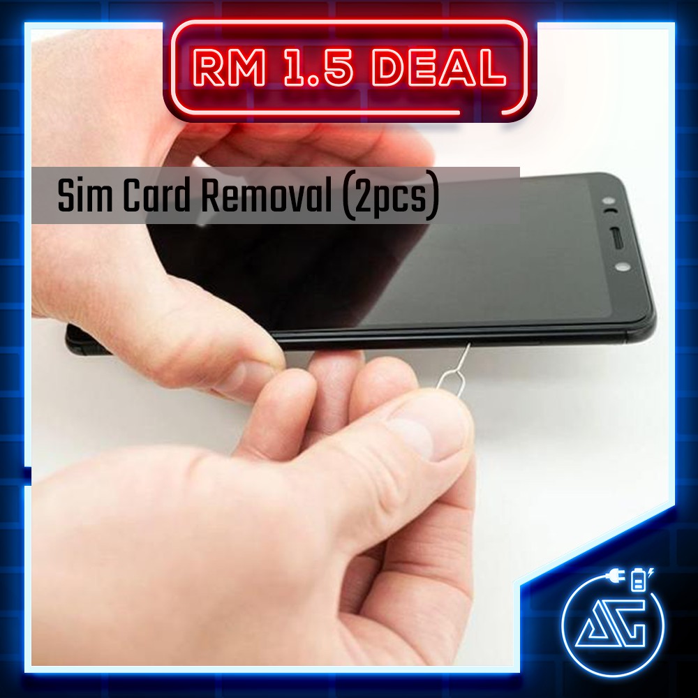 Sim Card Removal 2pcs For Smartphone Sim Cards Accessories Shopee Malaysia