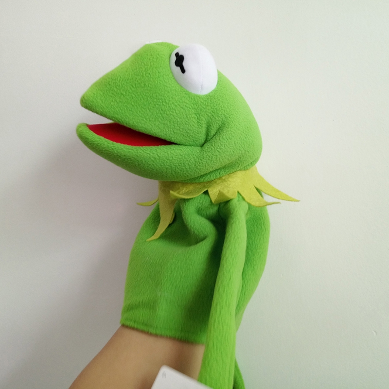 Sesame Street The Muppet Show Kermit the Frog Plush Hand Puppet Kids ...