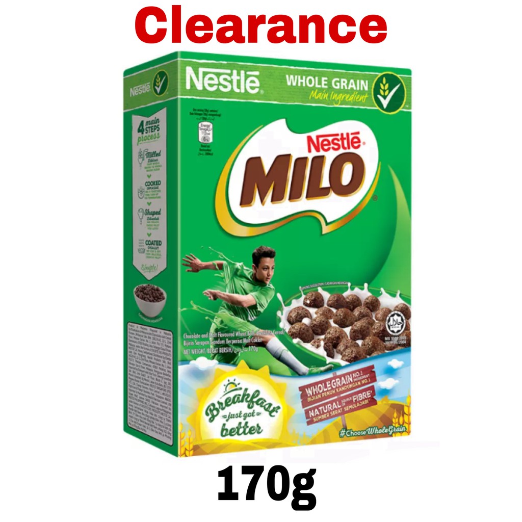 (170g)nestle Milo breakfast cereal mediumclearance Shopee Malaysia