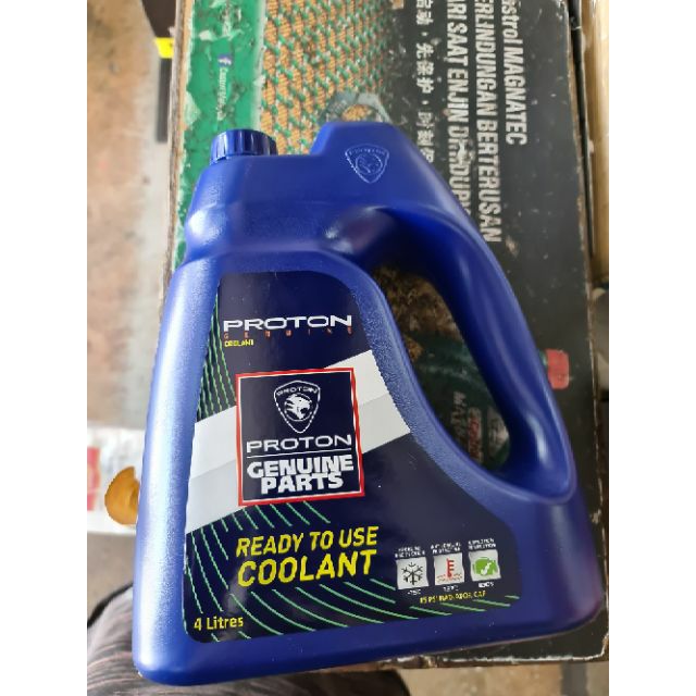 PROTON COOLANT 100% ORI [PW990731] [4 LITER][BLUB] | Shopee Malaysia