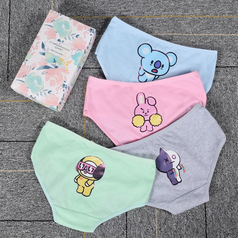 BTS underwear women BT21 triangles cute candy underwear | Shopee Malaysia