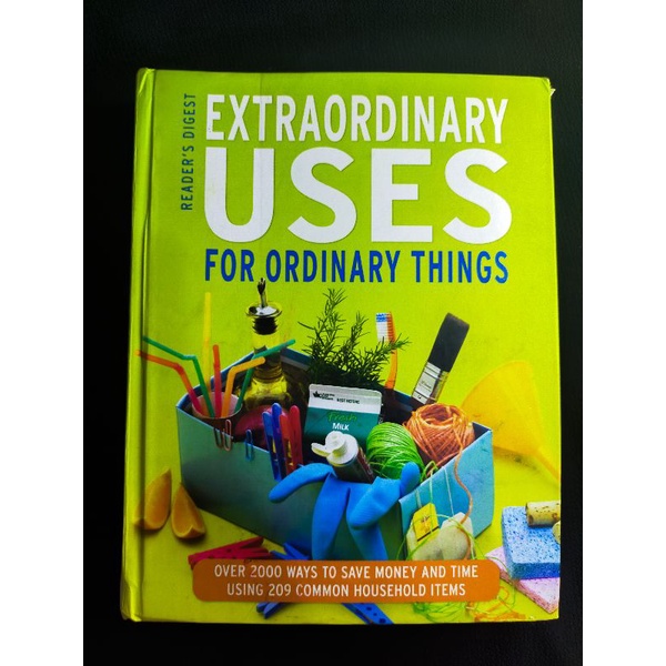 Buku Bacaan Preloved "Extraordinary Uses for Ordinary Things" Shopee