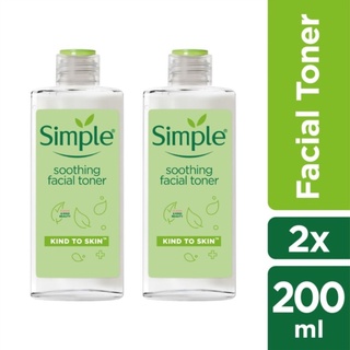 Image of Simple Kind to Skin Soothing Toner (200ml) [Twin Pack]