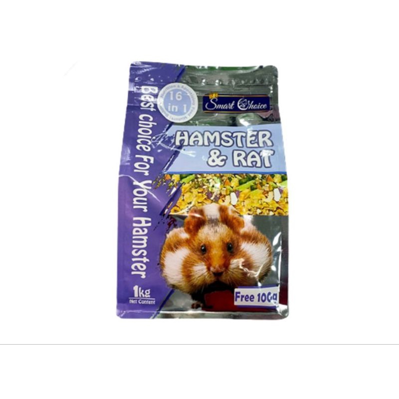 Smart choice hamster & Rat 1kg Free 100g Hamster Food Shopee Malaysia
