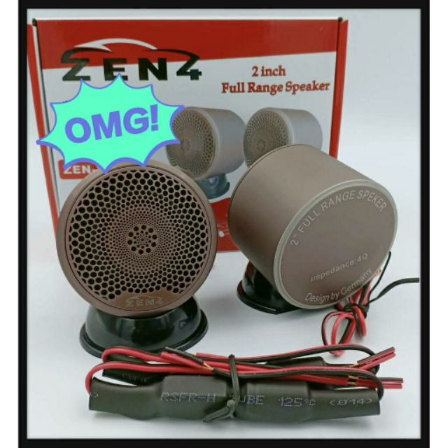 ZEN 4 FULL RANGE 2 INCH SPEAKER  Shopee Malaysia