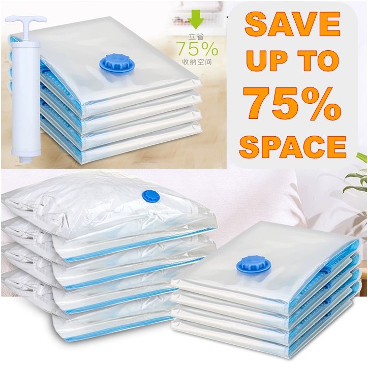 Vacuum Bag/Travel Storage Resealable Vacuum Compression Bags/Space