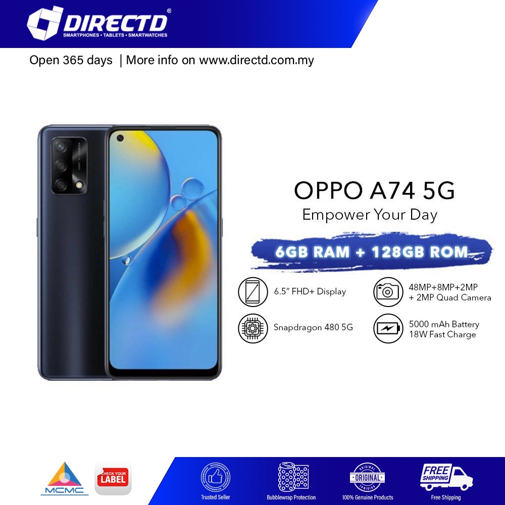 Oppo A74 5G Price in Malaysia & Specs - RM899 | TechNave