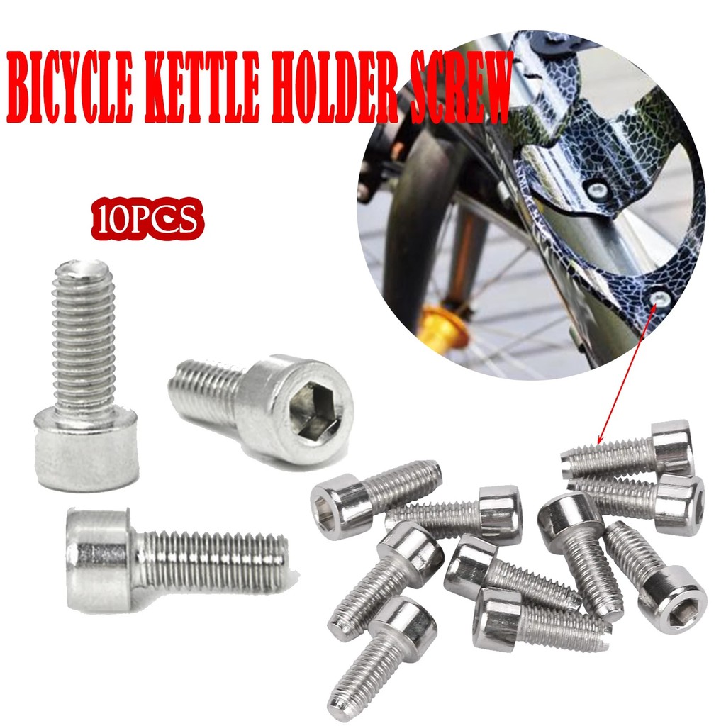 Bicycle water bottle bolt size