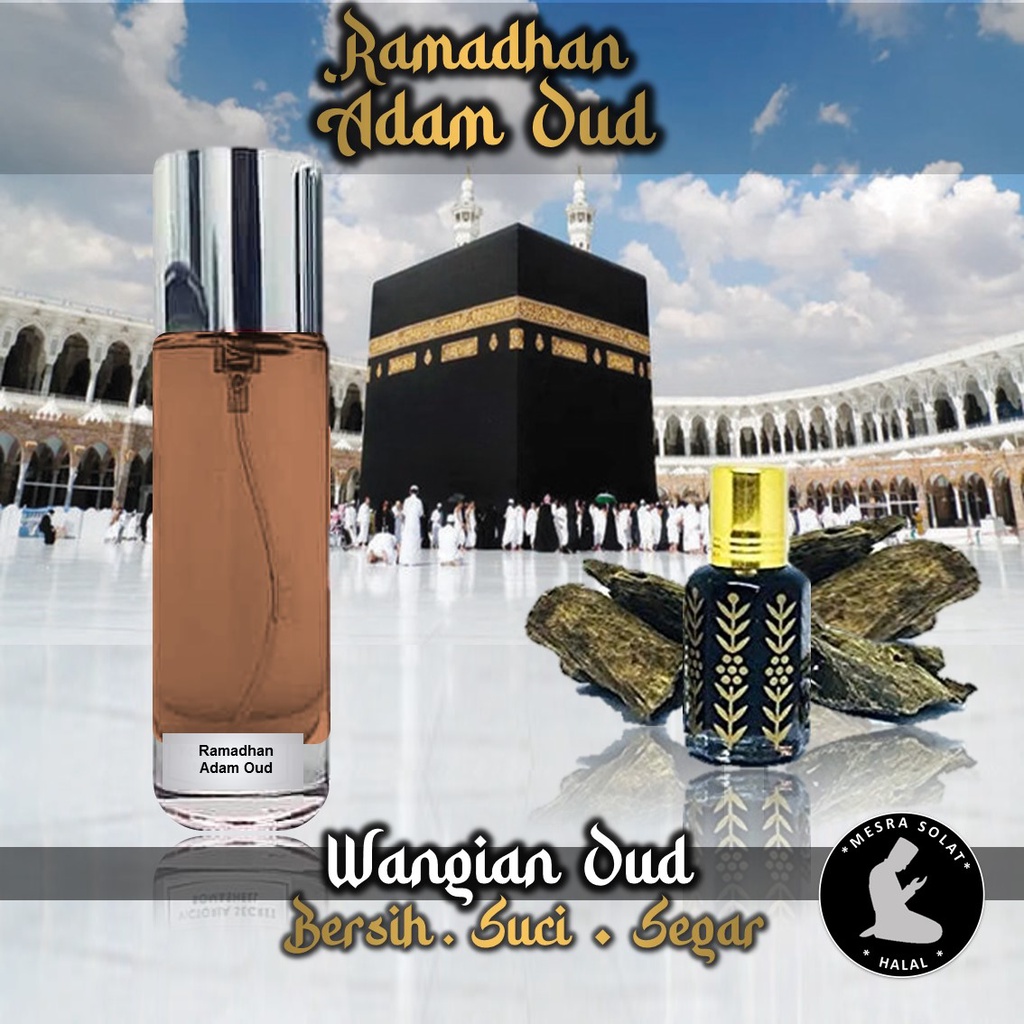 [FREE POSTAGE] OUD RAMADHAN ADAM PERFUME OUD MEKAH MADINAH BUKHOOR OUD MESRA SOLAT HALAL TAHAN