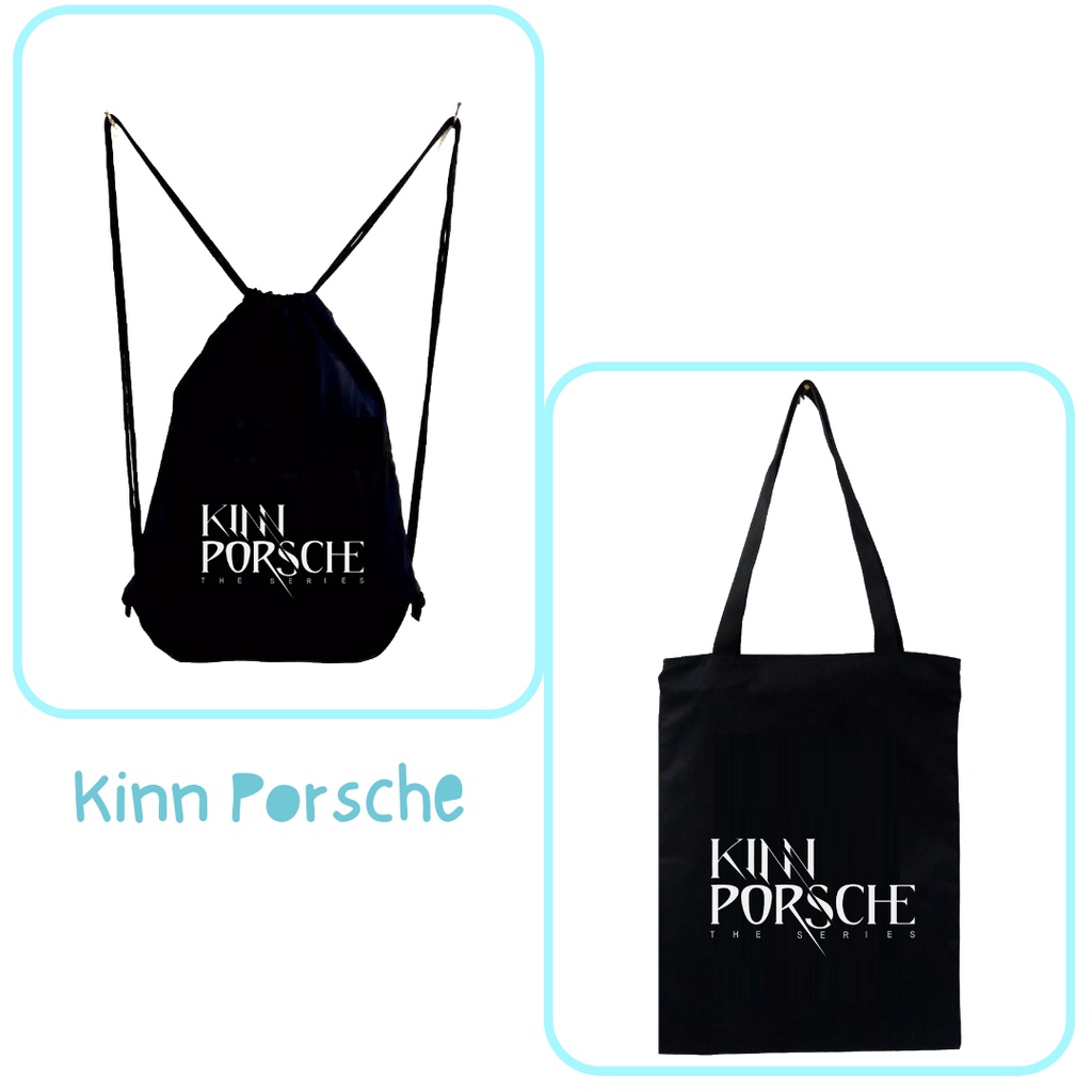 New Arrival!!/Totebag Kinn Porsche Motif drill Fabric Material raikantopeni thai merchandise || Cigars ||