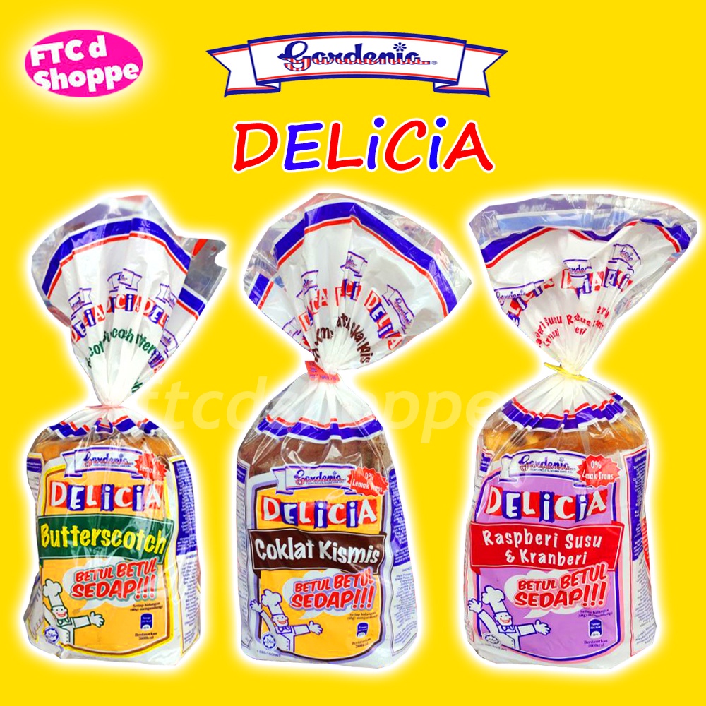 Gardenia Roti Delicia Butterscotch Coklat Kismis Raspberi Susu Kranberi Shopee Malaysia