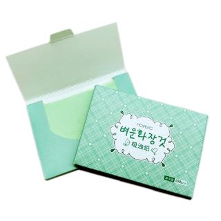 100 sheet/pack Green Tea Facial Oil Blotting Sheets Paper Cleansing Face Oil Control Absorbent Paper