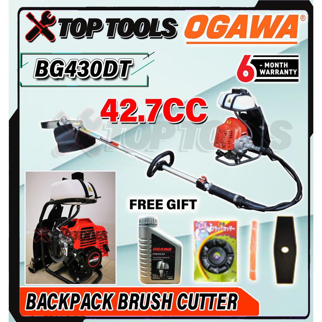 OGAWA Brush Cutter BG430 TB43 BG430DT Mesin Potong Rumput Heavy Duty