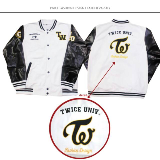 Twice University Twice Varsity Jacket Twice University Varsity Jacket Shopee Malaysia