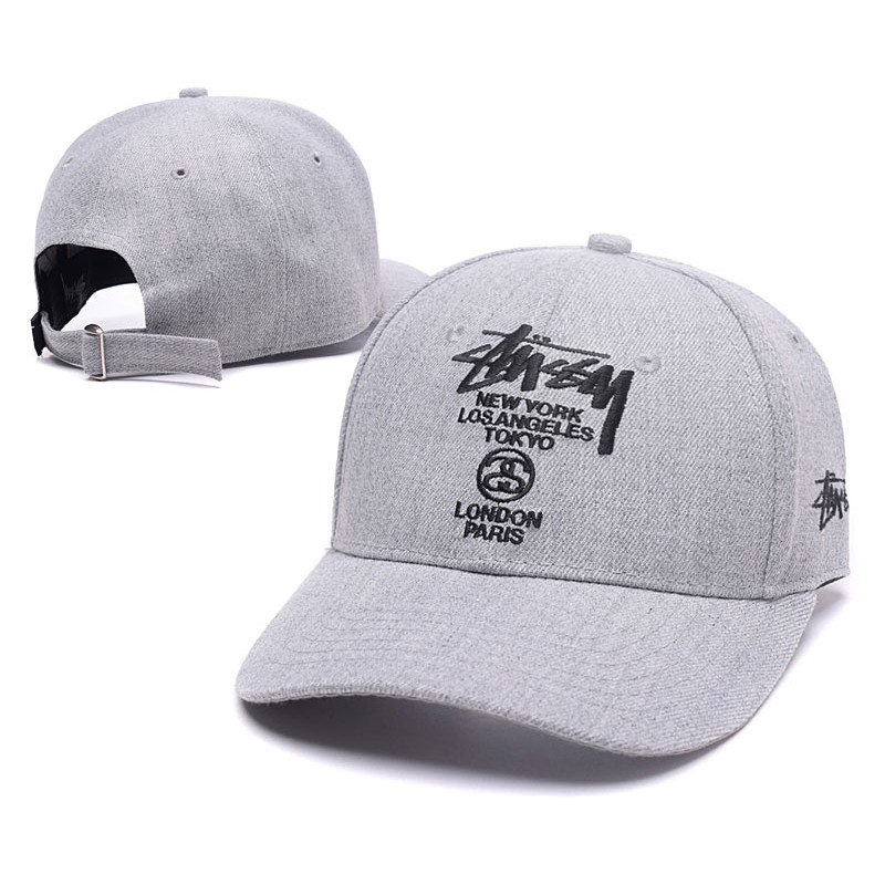 grey stussy hat